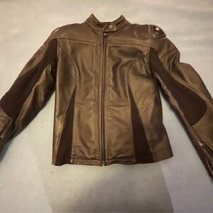 Dainese Racing Lady Leather Motorcycle Jacket – Black, Size 42 (US 6)